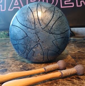 Handmade Steel Tongue Drum: B Minor, Percussion Dream DrumThe Handmade Steel